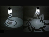 recyclart Plastic Can Lampshades